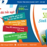 Ưu đãi đặc biệt đến từ Sim sinh viên Vinaphone