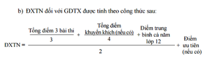 cach tinh diem thi thpt quoc gia 2018