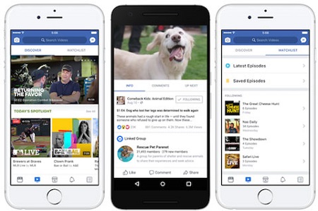 xem video Facebook Watch trên Android, iPhone