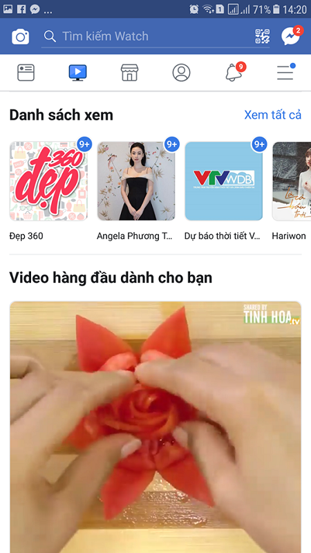 Hướng dẫn xem video Facebook Watch trên Android, iPhone