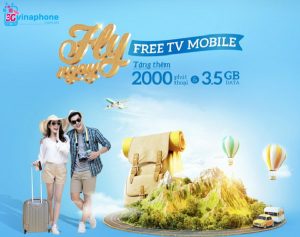 Gói FLY VinaPhone ưu đãi 3,5GB/tháng, miễn phí gọi, nhắn tin