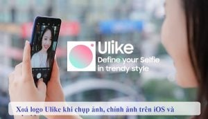 xoa logo ulike khi chup anh chinh anh tren ios va android