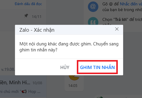 cach ghim tin nhan nhom zalo tren may tinh 