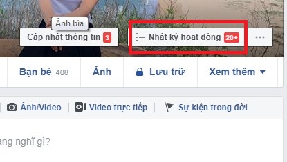 xem lai cac luot da thich tren facebook bang may tinh