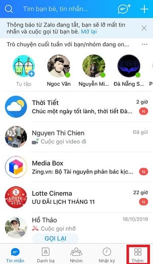  tat dong bo cuoc goi tren zalo