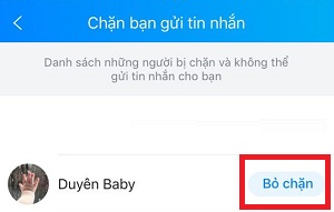 xem danh sach chan zalo tren iphone don gian