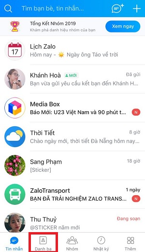 xem lai loi moi ket ban da gui da nhan tren zalo nhanh