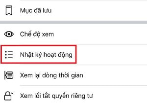 xem lich su hoat dong trang ca nhan FB