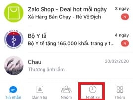 xoa nhat ky chung tren zalo sieu de