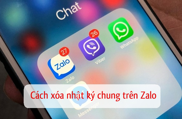 cach xoa nhat ky chung tren zalo