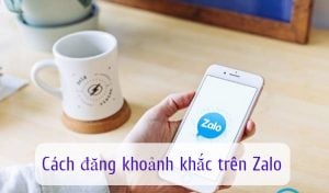 cach dang khoanh khac tren zalo