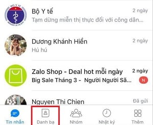 Nhan biet ai dang online tren zalo