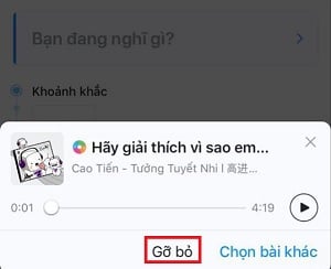 cach tat nhac nen tren anh bia zalo