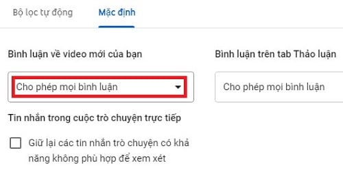 Thu thuat tat binh luan tren youtube sieu de