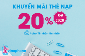 khuyen mai nap tien vinaphone