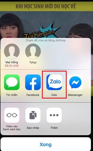 chia se video tu facebook sang zalo nhanh chia se video tu facebook sang zalo nhanh