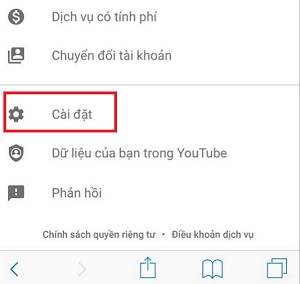 Thu thuat doi quoc gia youtube tren dien thoai 