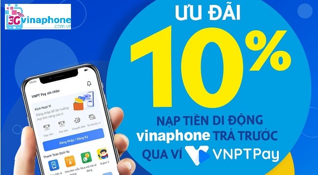 VNPT Pay ưu đãi 10% khi nạp tiền từ ngày 6/6 - 30/6/2020