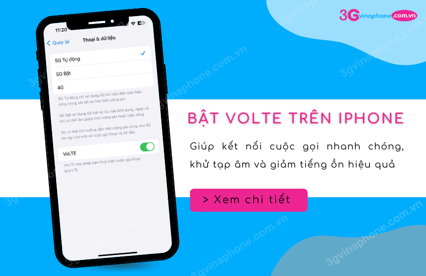 bat volte tren iphone