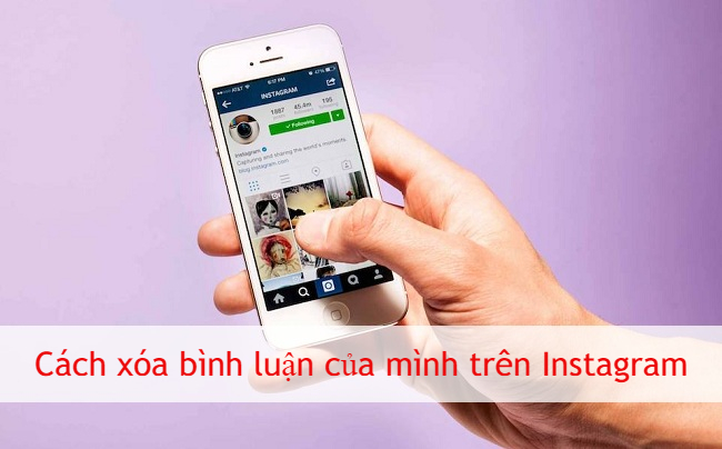 cach xoa binh luan cua minh tren instagram