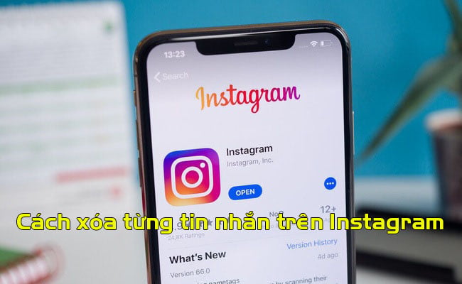 cach xoa tung tin nhan tren instagram