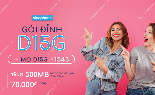 Gói cước D15G VinaPhone