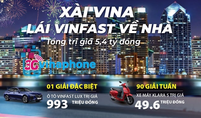 quay số trúng thưởng VinaPhone 14/9/2020 - 25/10/2020