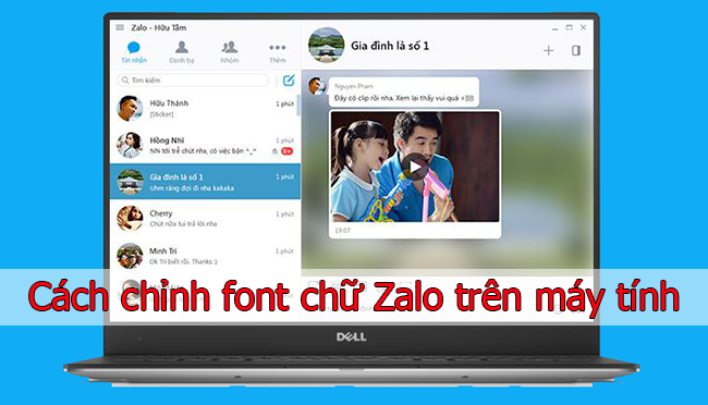 Cách chỉnh font chữ Zalo trên máy tính như thế nào?