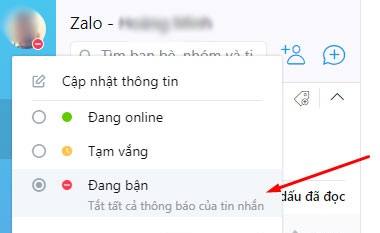 thay doi trang thai online sieu de