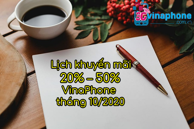 Khuyến mãi nạp thẻ VinaPhone trong tháng 10/2020