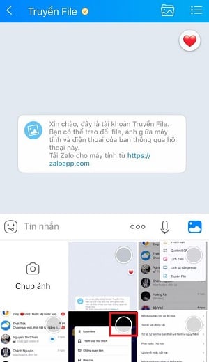 gui anh qua zalo cho chinh minh sieu de