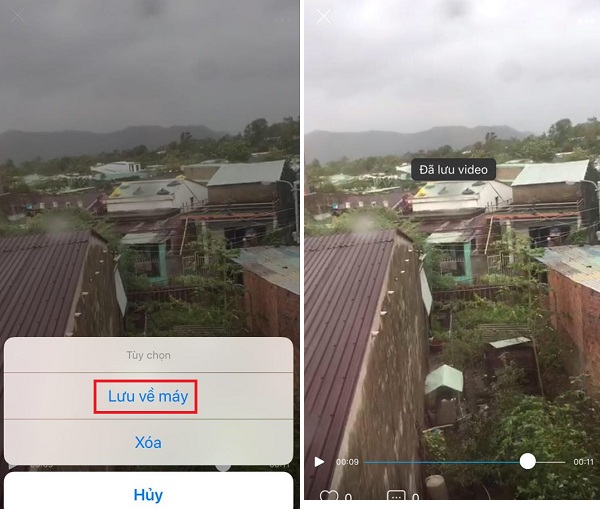  tai video tren nhat ky zalo cua nguoi khac nhanh