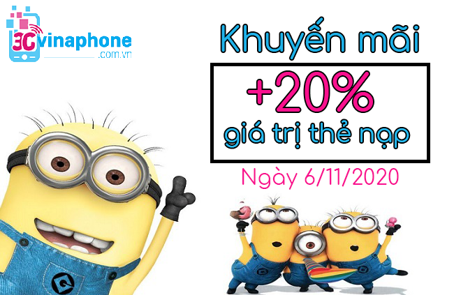 Khuyến mãi VinaPhone ngày 6/11/2020