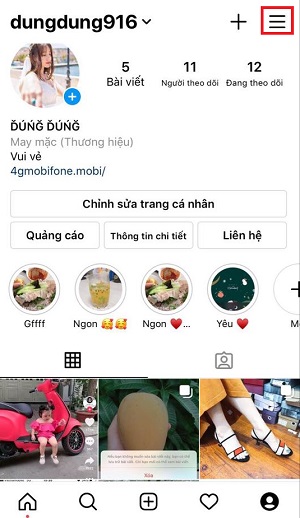 chuyen sang blog ca nhan tren instagram 