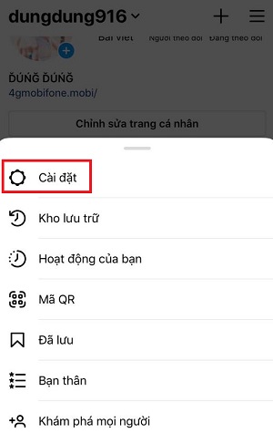 cach chuyen sang blog ca nhan tren instagram nhanh nhat