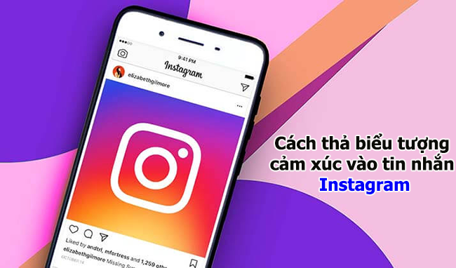 cach tha bieu tuong cam xuc vao tin nhan instagram