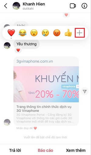  tha bieu tuong cam xuc vao tin nhan instagram nhanh