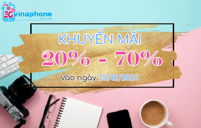 VinaPhone khuyến mãi ngày 25/12/2020