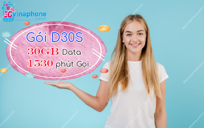 Đăng ký gói D30S VinaPhone