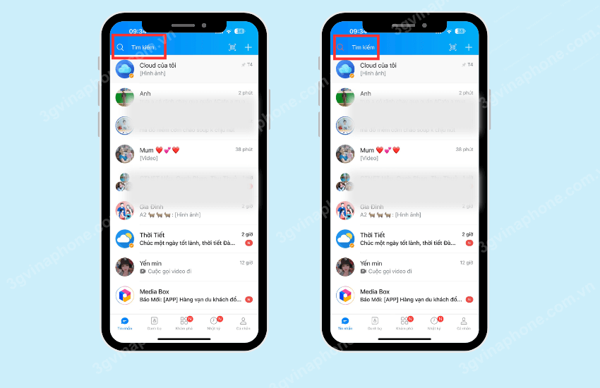 Cách tìm tin nhắn bị ẩn trên Zalo