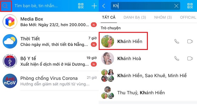  kinh lup trong zalo mau do