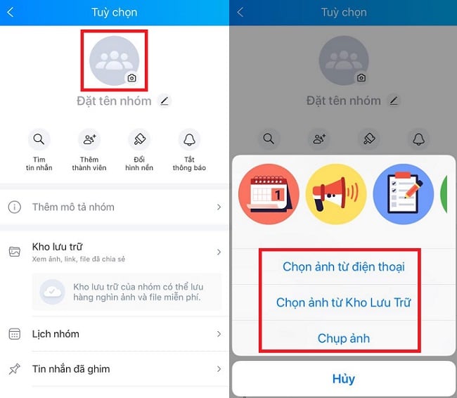 Cách thay đổi ảnh đại diện nhóm Zalo đẹp và cực nhanh