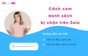 Cách xem danh sách bị chặn trên Zalo