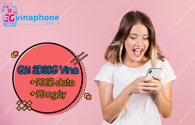 Gói cước 3D30G VinaPhone