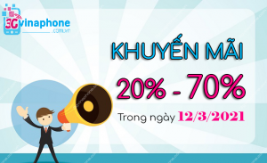 vinaphone khuyen mai ngay 12 3 2021