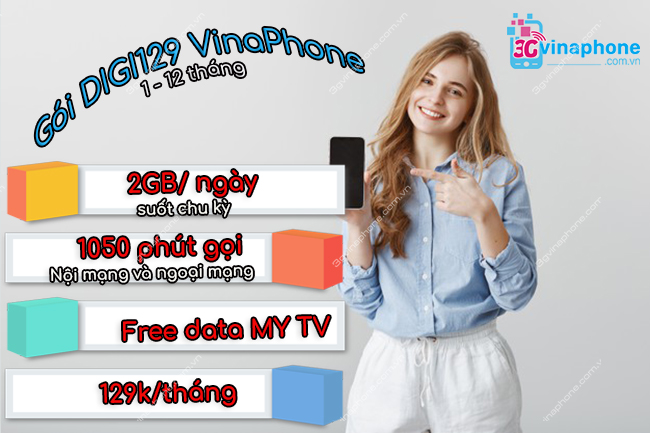dang ky goi Digi129 VinaPhone nhu the nao Đăng ký gói cước Digi129 VinaPhone