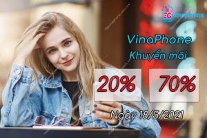 Khuyến mãi VinaPhone 20% - 70%