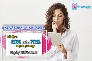 Khuyến mãi nạp tiền VinaPhone