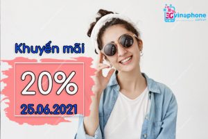 Khuyến mãi VinaPhone toàn quốc 20%