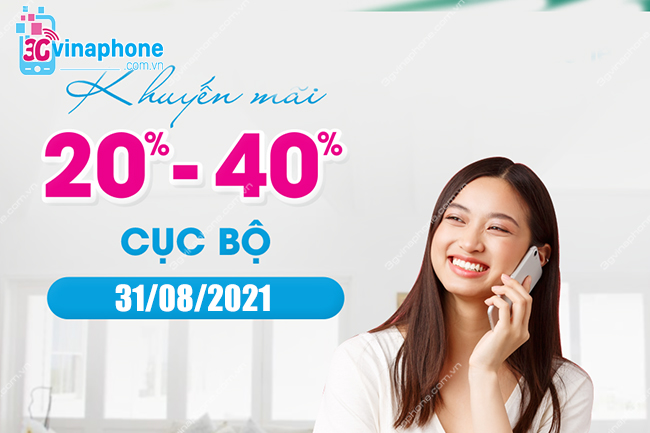 Khuyến mãi VinaPhone cục bộ 31/8/2021